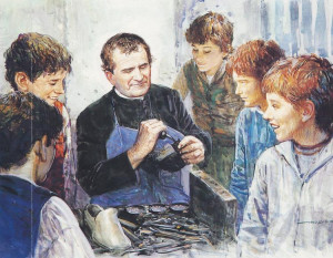 Don Bosco's own work-filled childhood provided him with skills as a ...