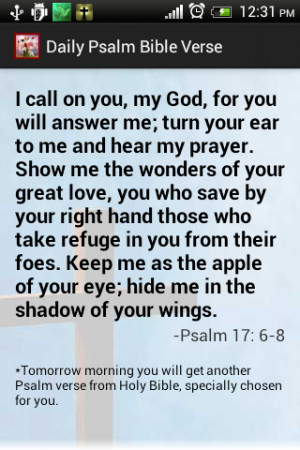 Daily Bible Verses Psalms Free - screenshot