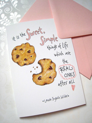 Cookie Birthday Card - Chocolate Chip Birthday Card - Sweet Simple ...
