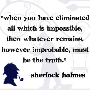 , real) private investigators share many traits with Sherlock Holmes ...