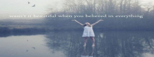 Beautiful Girl Never Grow Up Photography Quote Facebook Covers