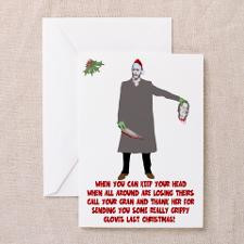 Extreme bad taste Christmas Greeting Card for