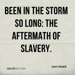 Leon Litwack - Been in the Storm So Long: The Aftermath of Slavery.