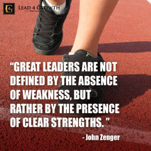 ... the presence of clear strengths.