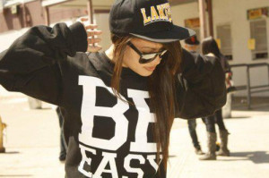 black, cap, easy, girl, hip hop