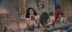 Elizabeth Taylor as Cleopatra in Cleopatra (1963)