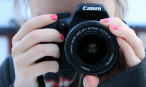 550d, camera, canon, fingers, girl, nails, pink