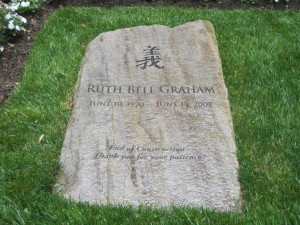 site of Ruth Bell Graham. Saw this on tv today and loved the quote ...