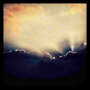 Every cloud has a silver lining (Photo by Carrie E. David)