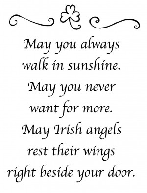 Beautiful Irish Blessing Prayer Poem But It Didnt Say Who Wrote So ...