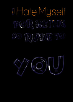 thumbnail of quotes I *Hate *Myself for being so rude to you