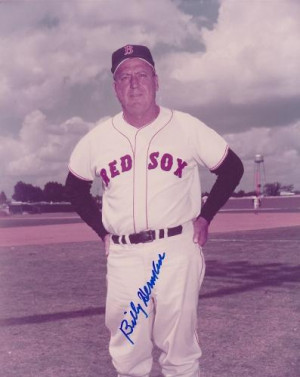 Billy Herman Signed Picture Boston Red Sox 8x10 Deceased Hall of