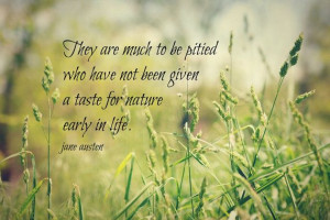 Jane Austen Nature Quote Print Literary Photography Woman Writer ...