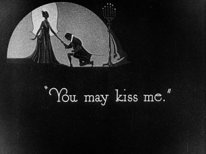 ... film vintage kiss silent 1920s 20's 1920 intertitle twenties slyness