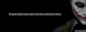 Facebook Cover Of Joker Famous Quote.