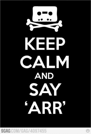 Talk like a pirate, arr.