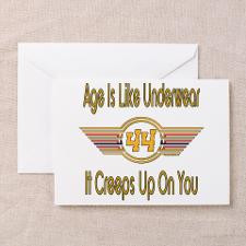 44th birthday party beer Greeting Card