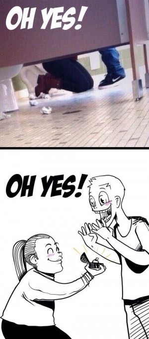 That must be what she's doing... Right before he helps her look for ...