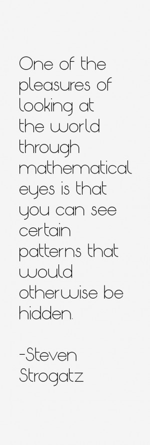 Steven Strogatz Quotes amp Sayings