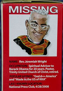 caricature of the Reverend Jeremiah Wright includes 