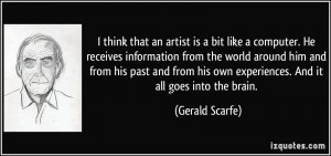 More Gerald Scarfe Quotes