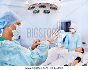 Sick Patient Gurney Operating Room