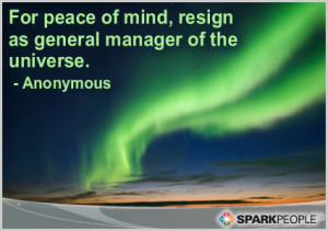 Motivational Quote - For peace of mind, resign as general manager of ...