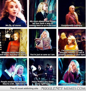 Harry Potter Luna Lovegood Quotes