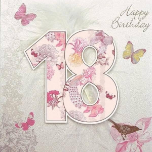 Inspirational Quotes For 18th Birthday Girl ~ Happy 18th birthday ...