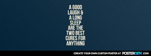 custom good laugh facebook cover maker a good laugh a long sleep are ...