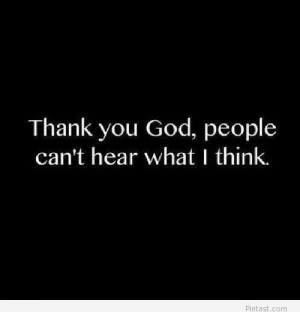 Thank you God quote