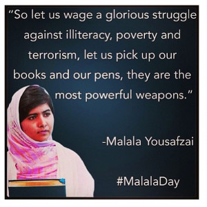 malala+quotes | Current event | Style Me CEO