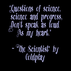 quote from a song on the Cinder playlist, according to Marissa Meyer ...