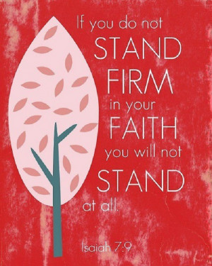 Stand Firm in Faith