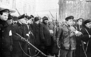 February Revolution Begins in March in Petrograd, Russia Featured