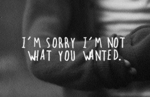 Im Sorry Im Not Good Enough Quotes