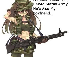 Military Army Girlfriend Quotes Army girlfriend by