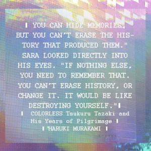 ... Years of Pilgrimage — #Memories #Murakami Quotes: Murakami Quotes