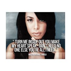 Aaliyah Song Quotes Tumblr Aaliyah quote