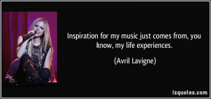 More Avril Lavigne Quotes