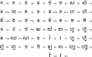 khmer language alphabet khmer subscript alphabet khmer language ...