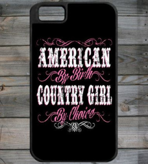Country Girl ® American by Birth iPhone 4/4S Phone Case/Cover