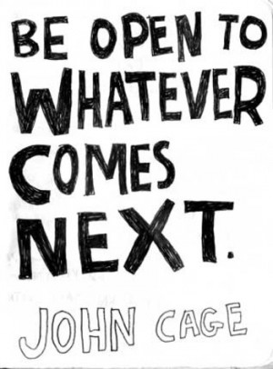 inspiration, john cage, quotes, text, words
