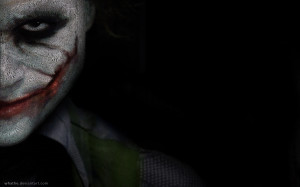 The Joker- Wallpaper by whathe