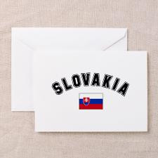 Slovakia Flag Greeting Cards (Pk of 10) for