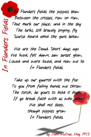 Memorial day poems, phrases, etc.