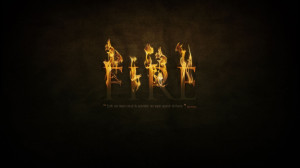 Full View and Download Fire Quote Wallpaper with resolution of ...