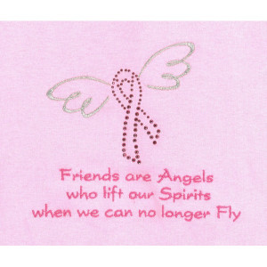 Breast Cancer Awareness Shirt With Friends Lift Spirits Quote