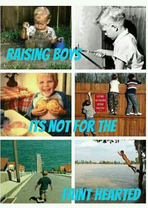 Raising boys.