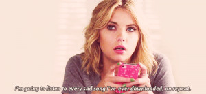 gif LOL ashley benson pretty little liars funny haha sad song omg tv ...